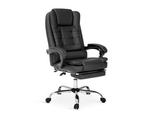 Load image into Gallery viewer, Dois Office Chair with Footrest - Black
