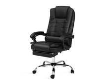 Load image into Gallery viewer, Dois Office Chair with Footrest - Black
