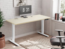 Load image into Gallery viewer, Bennie 140cm Electric Standing Desk - Beige
