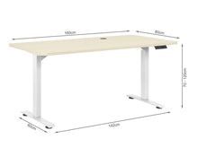 Load image into Gallery viewer, Bennie 160cm Dual Motor Electric Standing Desk - Beige