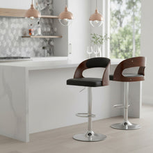 Load image into Gallery viewer, Holt Swivel Bar Stool - Black