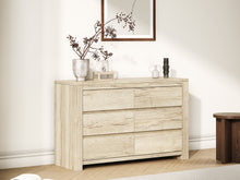 Load image into Gallery viewer, Borneo 6 Drawers Lowboy - Oak
