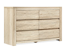 Load image into Gallery viewer, Borneo 6 Drawers Lowboy - Oak
