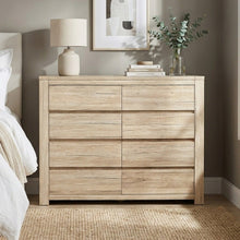 Load image into Gallery viewer, Borneo 8 Drawers Lowboy - Oak
