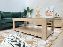 Load image into Gallery viewer, Borneo Wooden Coffee Table - Oak