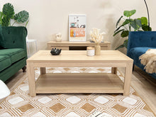Load image into Gallery viewer, Borneo Wooden Coffee Table - Oak