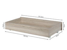 Load image into Gallery viewer, Borneo Queen Storage Bed - Oak