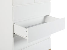 Load image into Gallery viewer, Hudson 6 Drawers Tallboy - White
