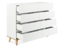 Load image into Gallery viewer, Hudson 8 Drawers Lowboy - White
