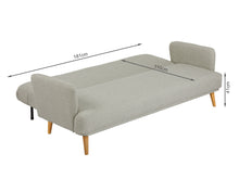 Load image into Gallery viewer, Silverton 3 Seater Sofa Bed - Light Grey
