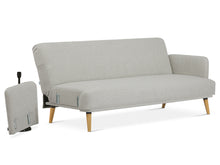 Load image into Gallery viewer, Silverton 3 Seater Sofa Bed - Light Grey
