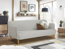 Load image into Gallery viewer, Silverton 3 Seater Sofa Bed - Light Grey
