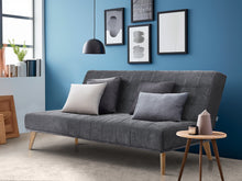 Load image into Gallery viewer, Homer 3 Seater Sofa Bed - Dark Grey