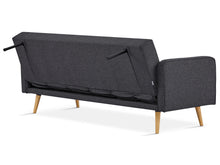 Load image into Gallery viewer, Jarrod 3 Seater Sofa Bed - Dark Grey
