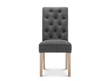 Load image into Gallery viewer, Zoey Upholstered Dining Chair - Set of 2 - Dark Grey
