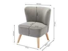 Load image into Gallery viewer, Alice Occasional Chair - Grey
