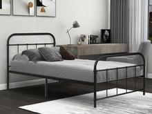 Load image into Gallery viewer, Taylor Single Metal Bed Frame - Black
