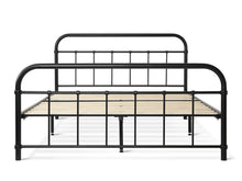 Load image into Gallery viewer, Taylor Double Metal Bed Frame - Black