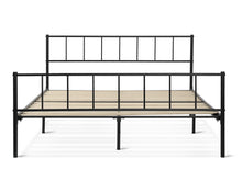 Load image into Gallery viewer, Keira Queen Metal Bed Frame - Black