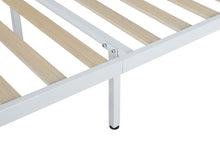 Load image into Gallery viewer, Manaia Double Metal Bed Frame - White
