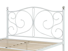 Load image into Gallery viewer, Manaia Double Metal Bed Frame - White