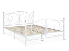 Load image into Gallery viewer, Manaia Queen Metal Bed Frame - White
