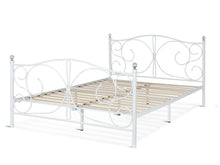 Load image into Gallery viewer, Manaia Queen Metal Bed Frame - White
