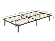 Load image into Gallery viewer, Graham King Single Metal Bed Frame - Black
