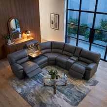 Load image into Gallery viewer, Kingston Electric Recliner Corner Sofa - Grey