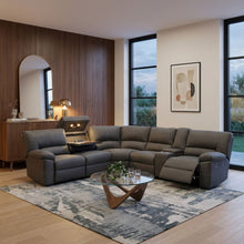 Load image into Gallery viewer, Kingston Electric Recliner Corner Sofa - Grey