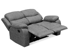 Load image into Gallery viewer, Wilson Manual 2 Seater Recliner Sofa - Grey
