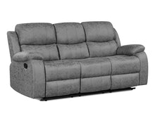 Load image into Gallery viewer, Wilson Manual 3 Seater Recliner Sofa - Grey
