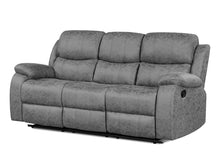 Load image into Gallery viewer, Wilson Manual 3 Seater Recliner Sofa - Grey
