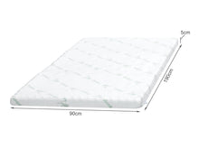 Load image into Gallery viewer, Betalife Zonelux 5 Zone Gel Memory Foam Mattress Topper - Single