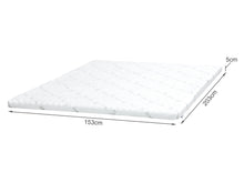 Load image into Gallery viewer, Zonelux 5 Zone Gel Memory Foam Mattress Topper - Queen