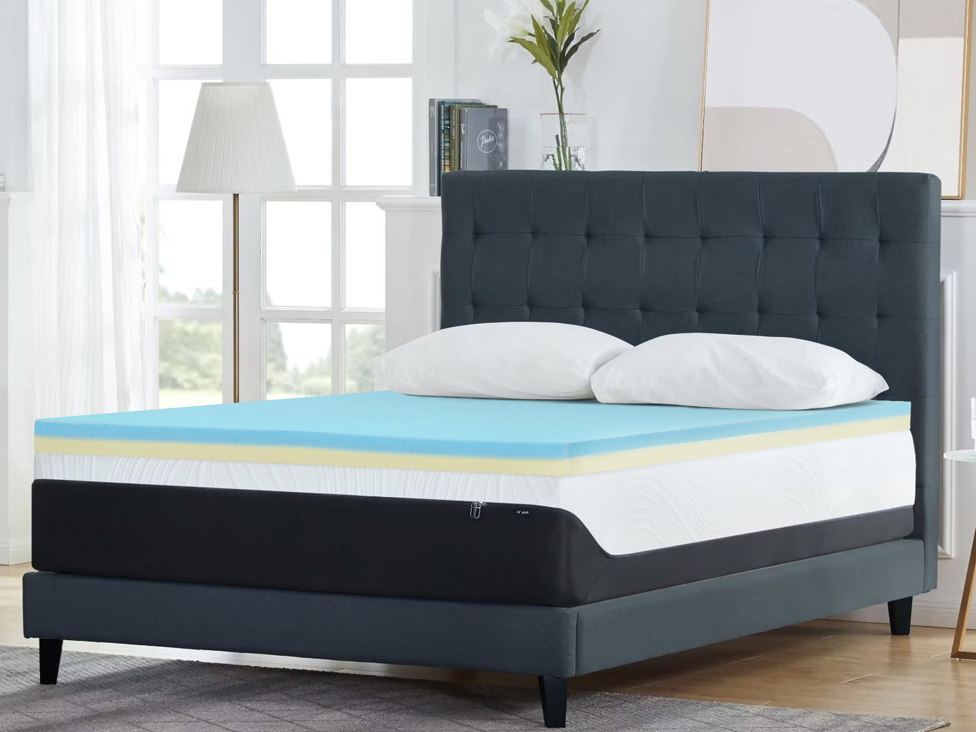 Double bed memory store foam mattress topper