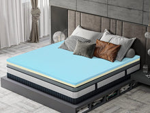 Load image into Gallery viewer, Dream Flip Dual Sided Memory Foam Mattress Topper - Super King