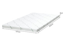 Load image into Gallery viewer, Comfort Plush Gel Memory Foam Mattress Topper - King Single