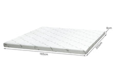 Load image into Gallery viewer, Comfort Plush Gel Memory Foam Mattress Topper - King
