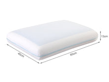 Load image into Gallery viewer, Cool Cloud Gel Top Memory Foam Pillow 60cm x 40cm x 13cm