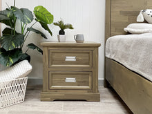 Load image into Gallery viewer, Hadley Solid Wood Bedside Table - Emerland Grey