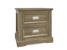 Load image into Gallery viewer, Hadley Solid Wood Bedside Table - Emerland Grey
