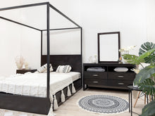 Load image into Gallery viewer, Cabos Solid Wood Queen Bed Frame - Mocha
