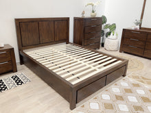 Load image into Gallery viewer, Jarvis Solid Wood Queen Bed Frame - Caramel