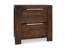 Load image into Gallery viewer, Jarvis Solid Wood Bedside Table - Caramel