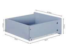Load image into Gallery viewer, 23091 - Atlas Wooden Bedside Table - Blue Grey - Betalife
