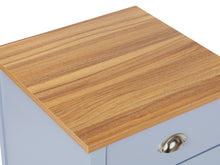 Load image into Gallery viewer, 23091 - Atlas Wooden Bedside Table - Blue Grey - Betalife
