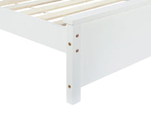 Load image into Gallery viewer, Castor Single Wooden Bed Frame - White