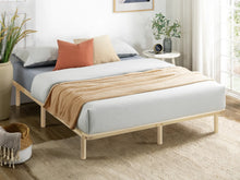 Load image into Gallery viewer, Ohio King Wooden Bed Base - Natural
