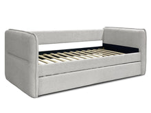 Load image into Gallery viewer, Joyce Single Trundle Bed Frame - Pearl